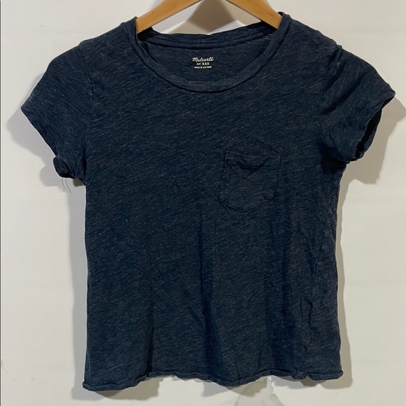 Madewell Tops - Madewell Navy Short Sleeve Tee